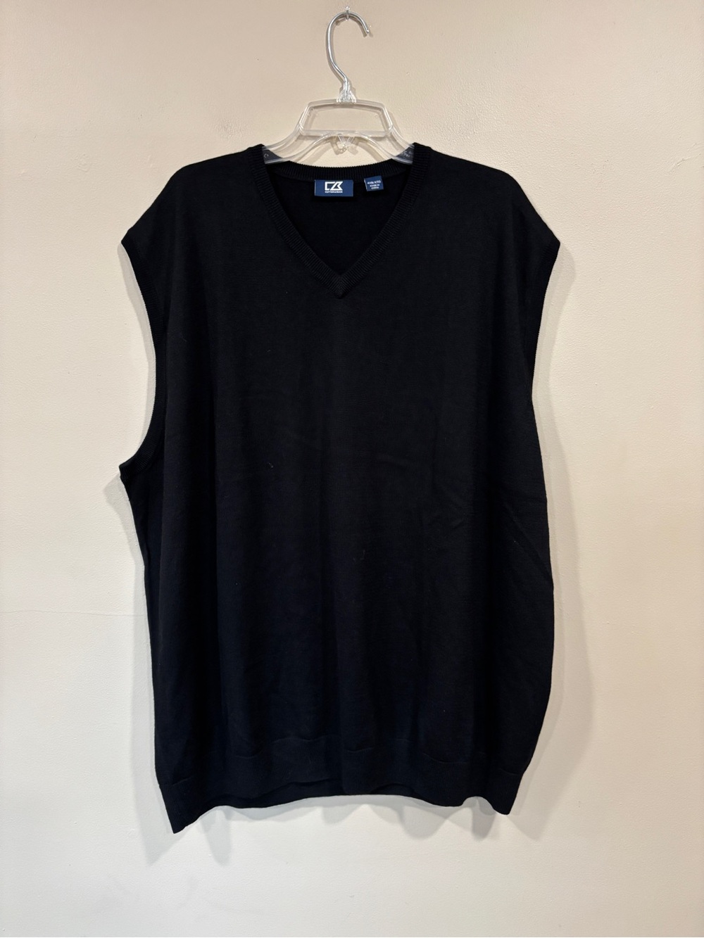 Cutter And Buck Men’s Black Vest Size 4XB/4TG